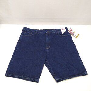 Wrangler Jean Denim Shorts 5 Pocket Relaxed Fit Flex For Comfort Men's W40 NWT